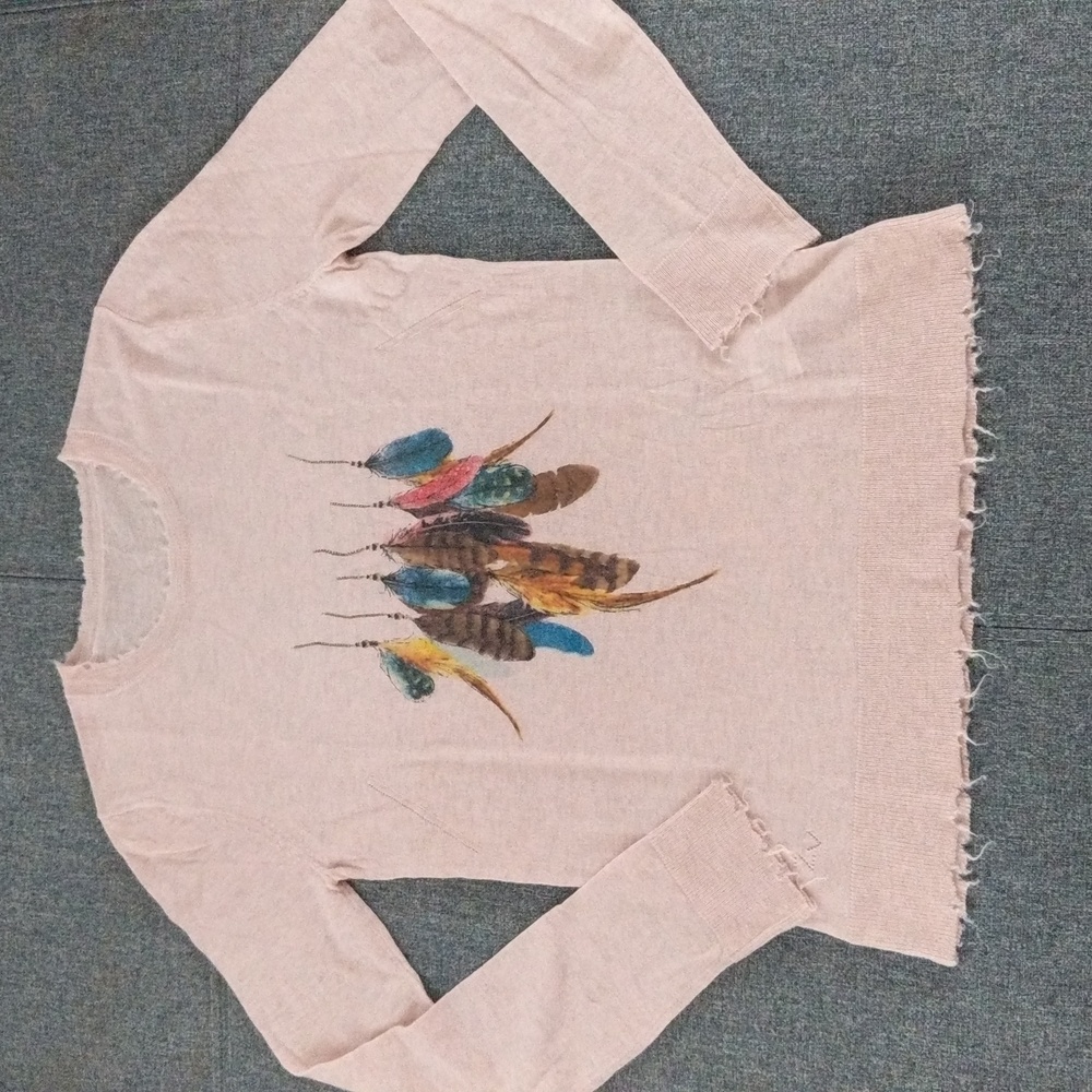 Zadig & Voltaire Hanging Feathers Cashmere Sweater